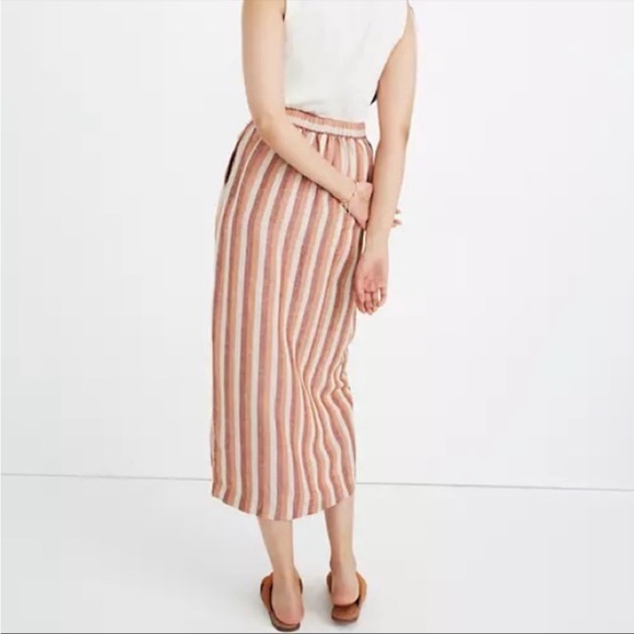 Madewell linen blend wrap skirt - Picture 2 of 6